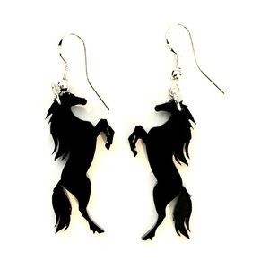 Acrylic horse Earrings